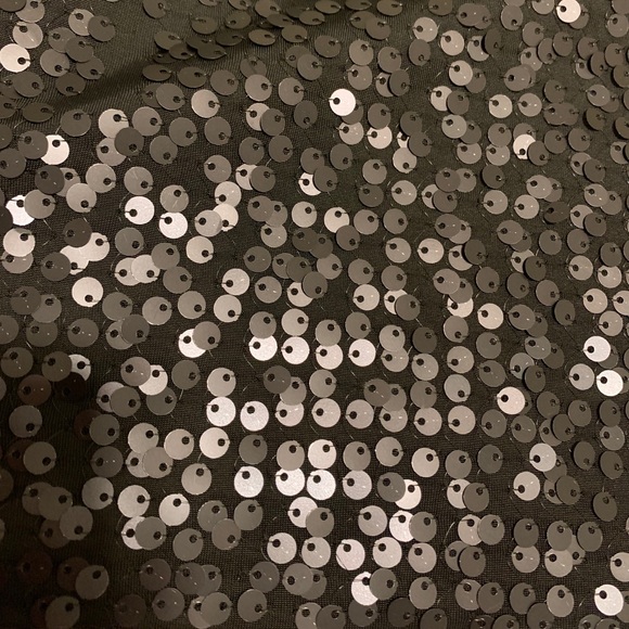 Nordstrom / sequined black mini - Picture 2 of 5